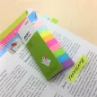 Jelölőcímke, papír,  9x50 lap, 50x12 mm, STICK N, neon és pasztell mix 450 lap