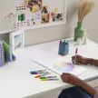 Alkoholos marker, 0,5 mm, kúpos, SHARPIE "Ultra Fine Point", narancs 1 db