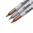 Alkoholos marker készlet, 1,4 mm, kúpos, SHARPIE "Metallic", 3 különböző szín 3 db
