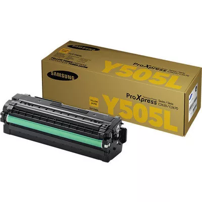 Samsung SLC2620/2670  sárga EREDETI TONER (CLT-Y505L/SU512A) (≈3500 oldal)
