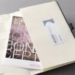 Jegyzetfüzet, exkluzív, A4, sima, 97 lap, keményfedeles, SIGEL "Conceptum", fekete 1 db