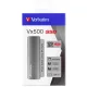 SSD (külső memória), 120 GB, USB 3.2 Gen2, VERBATIM "Vx500", szürke 1 db