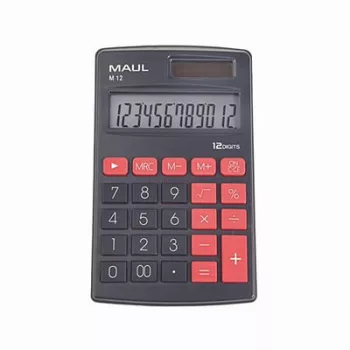 Zsebszámológép, 12 számjegy, MAUL "M 12" 1 db