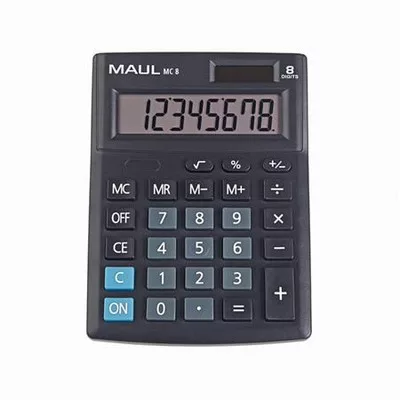 Számológép, asztali, 8 számjegy, MAUL "MC 8" 1 db