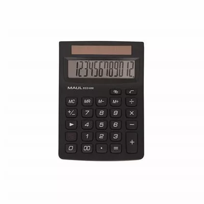 Számológép, asztali, 12 számjegy, MAUL "ECO 650" 1 db