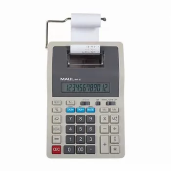   Számológép, szalagos, 12 számjegy, 2 színű nyomtató, MAUL "MPP 32" 1 db
