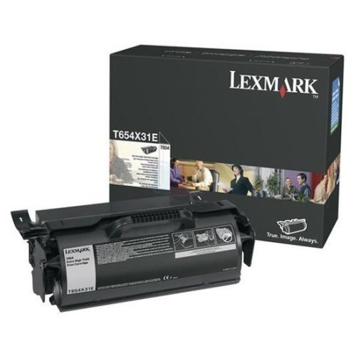 Lexmark T654/656 fekete eredeti toner (T654X31E), ~36000 oldal