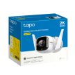 TP LINK Tapo C325WB kültéri biztonsági Wi-Fi kamera 2K QHD, 4MP, IP66, ColorPro, Night Vision, fehér