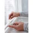 Ajtó- és ablaktömítő szalag, 9 mm x 6 m, TESA "tesamoll® P profil", fehér 6 méter