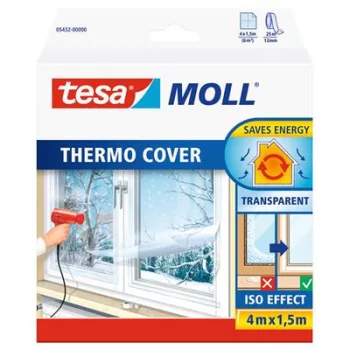   Ablakszigetelő fólia, 1,5 m x 4 m, TESA "tesamoll®" 4 méter