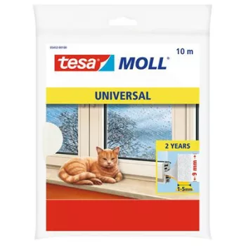   Ajtó- és ablaktömítő habszivacs, 9 mm x 10 m, TESA "tesamoll®" 10 méter