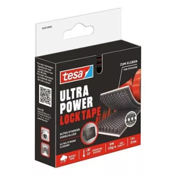   Tépőzáras rögzítőszalag, kétoldalas, 25 mm x 1 m, TESA "Ultra Power Lock" 1 méter