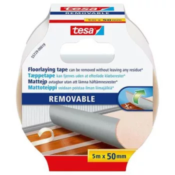   Ragasztószalag, kétoldalas, textilerősítésű, 50 mm x 5 m, TESA "Removable" 5 méter