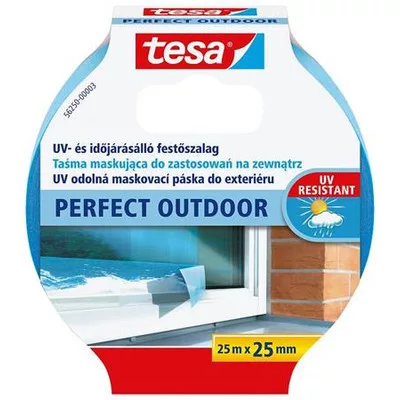 Festő- és mázolószalag, kültéri, 25 mm x 25 m, TESA "Perfect Outdoor" 25 méter