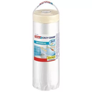   Takarófólia festőszalaggal, 1,4 x 25 m, TESA "Easy Cover Universal" 1 db