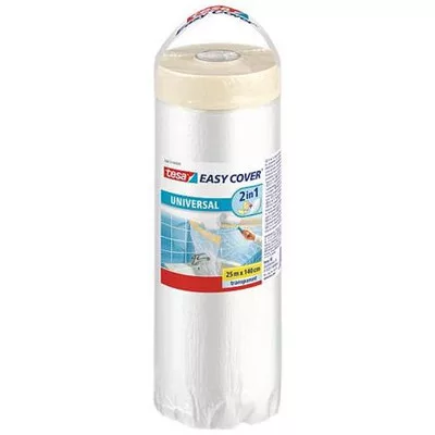 Takarófólia festőszalaggal, 1,4 x 25 m, TESA "Easy Cover Universal" 1 db