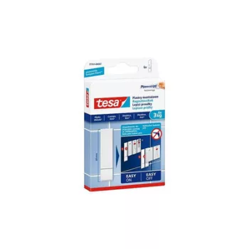   Ragasztócsíkok, utántöltő, TESA "Powerstrips®", sima felületekre 6 db