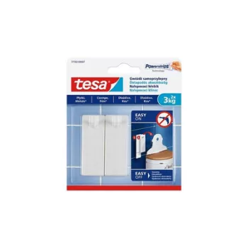   Akasztószög, öntapadó, TESA "Powerstrips®", sima felületre 2 db
