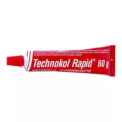 Ragasztó, folyékony, 60 g, TECHNOKOL "Rapid", piros 0,06 kg