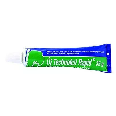 Ragasztó, folyékony, 35 g, TECHNOKOL "Rapid", zöld 0,035 kg