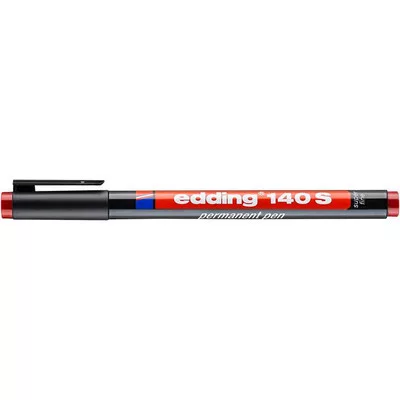 Alkoholos marker, OHP, 0,3 mm, EDDING "140 S", piros 1 db