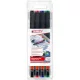 Alkoholos marker készlet, OHP, 0,3 mm, EDDING "140 S", 4 különböző szín 4 db