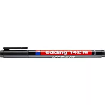   Alkoholos marker, OHP, 1 mm, EDDING "142 M", fekete 1 db