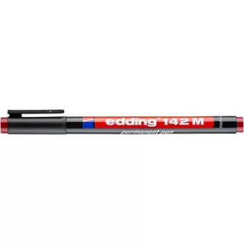   Alkoholos marker, OHP, 1 mm, EDDING "142 M", piros 1 db