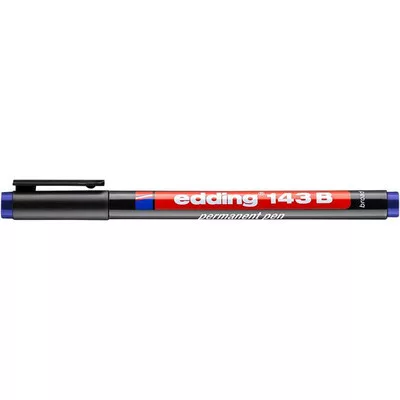 Alkoholos marker, OHP, 1 mm, EDDING "143 B", kék 1 db