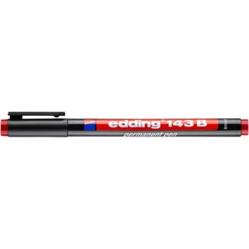   Alkoholos marker, OHP, 1 mm, EDDING "143 B", piros 1 db
