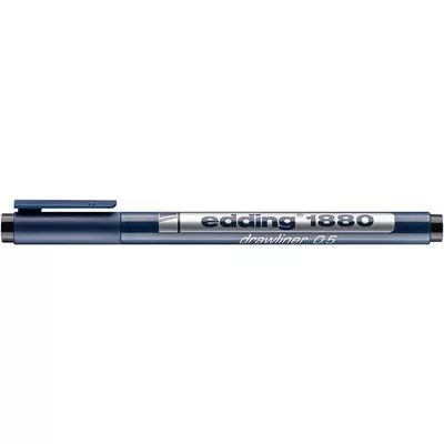 Tusfilc, 0,5 mm, EDDING "1880", fekete 1 db