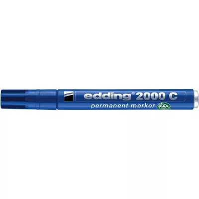Alkoholos marker, 1,5-3 mm, kúpos, EDDING "2000", kék 1 db
