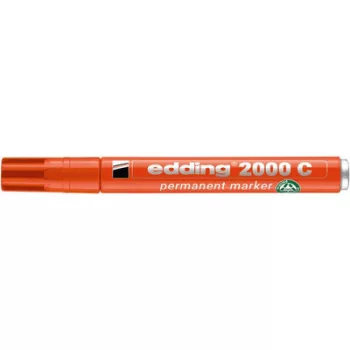   Alkoholos marker, 1,5-3 mm, kúpos, EDDING "2000", narancssárga 1 db