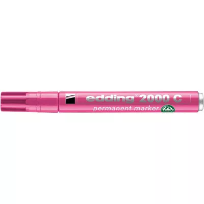 Alkoholos marker, 1,5-3 mm, kúpos, EDDING "2000", rózsaszín 1 db
