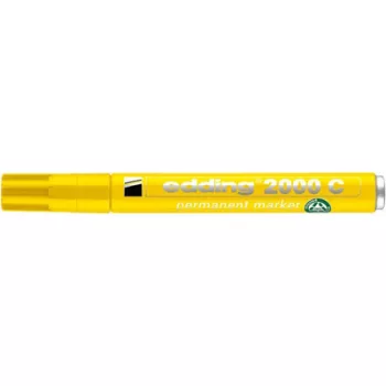   Alkoholos marker, 1,5-3 mm, kúpos, EDDING "2000", sárga 1 db
