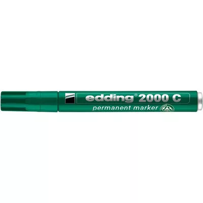 Alkoholos marker, 1,5-3 mm, kúpos, EDDING "2000", zöld 1 db