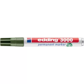   Alkoholos marker, 1,5-3 mm, kúpos, EDDING "3000", olívazöld 1 db