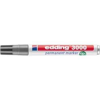  Alkoholos marker, 1,5-3 mm, kúpos, EDDING "3000", szürke 1 db