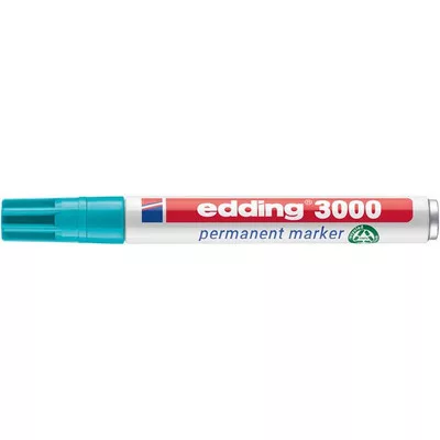 Alkoholos marker, 1,5-3 mm, kúpos, EDDING "3000", türkíz 1 db