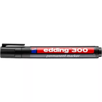   Alkoholos marker, 1,5-3 mm, kúpos, EDDING "300", fekete 1 db