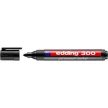 Alkoholos marker, 1,5-3 mm, kúpos, EDDING "300", fekete 1 db