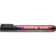 Alkoholos marker, 1-5 mm, vágott, EDDING "330", fekete 1 db