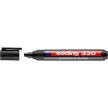 Alkoholos marker, 1-5 mm, vágott, EDDING "330", fekete 1 db