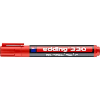   Alkoholos marker, 1-5 mm, vágott, EDDING "330", piros 1 db