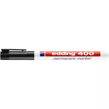 Alkoholos marker, 1 mm, EDDING "400", fekete 1 db