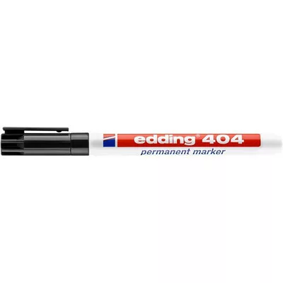 Alkoholos marker, 0,75 mm, kúpos, EDDING "404", fekete 1 db