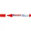 Textilmarker, 2-3 mm, kúpos, EDDING "4500", piros