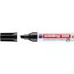Alkoholos marker, 2-7 mm, vágott, EDDING "500", fekete 1 db
