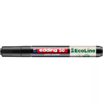 Lakkmarker, 2-3 mm, EDDING "50", fekete