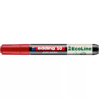 Lakkmarker, 2-3 mm, EDDING "50", piros